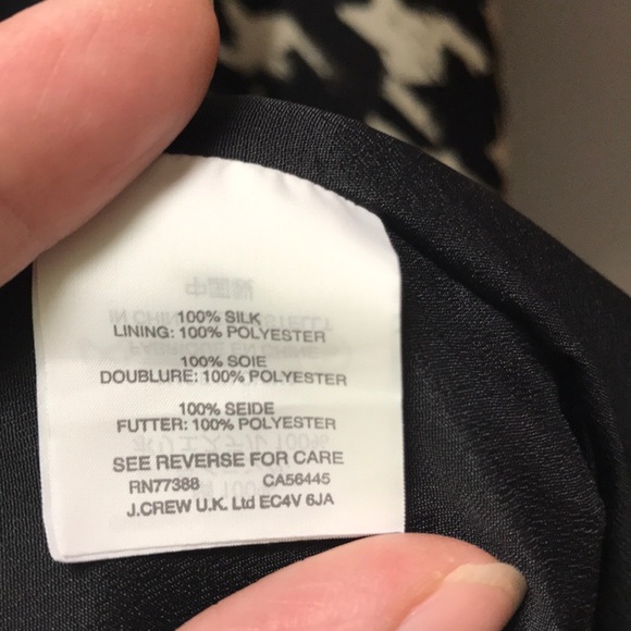 Jcrew Silk dog tooth dress! - Picture 10 of 10